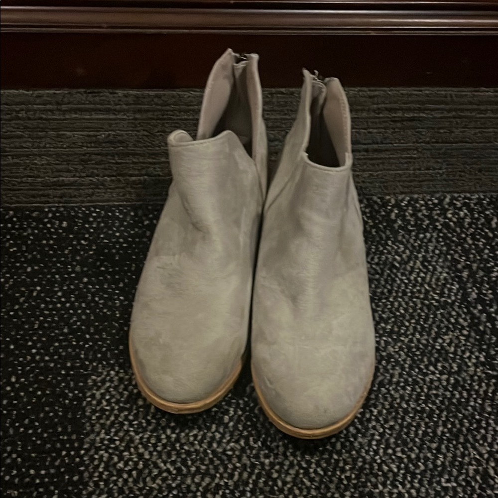 Stylish Gray Ankle Boots